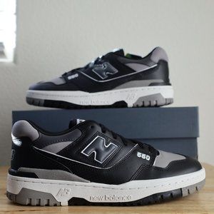 New Balance 550 Grey Black 'Shadow' Grey Black sz 9 new DS condition